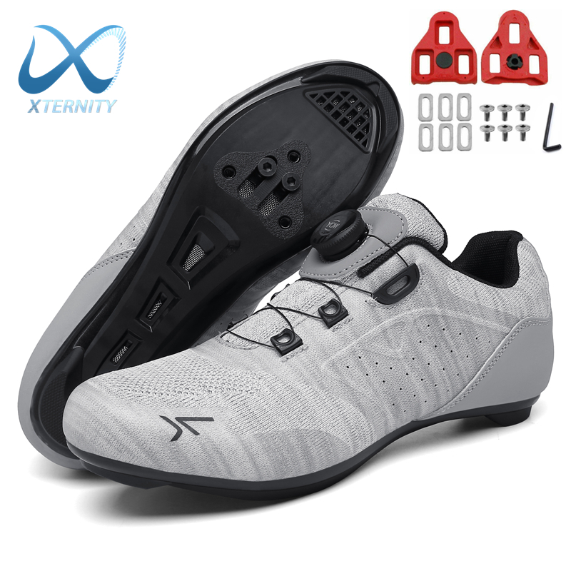 Clipless Mtb Shoes - 2025 大型サイクリングシューズ男性通気性 MTB クリートシューズセルフロックレーシングロードバイク SPD 靴超軽量自転車スニーカー