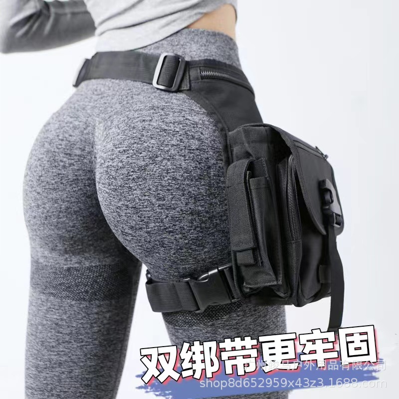 Cycling Gear Bag - 多機能戦術レッグバッグアウトドアサイクリングルアーフィッシングウエストバッグセキュリティレスキューアドベンチャーギア用マルチポケットポーチ