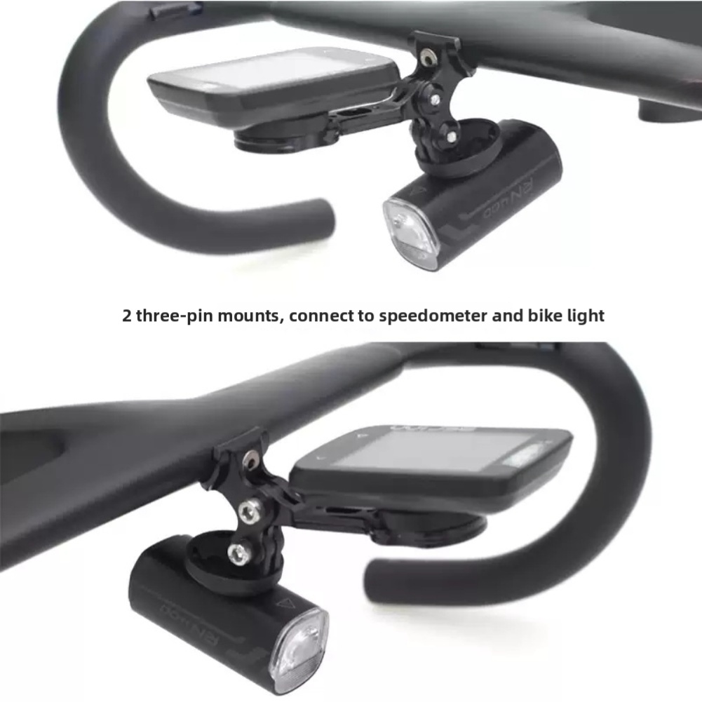 Bike Speedometer - バイク/マウント/ハンドルバーブラケットアルミ合金デュアルスロットトレック用SLR Gen7一体型バーガーミンスポーツコンピュータライト用