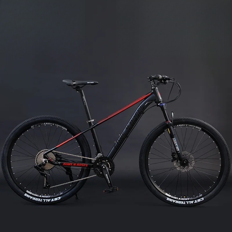 Cycling Low Gear - アルミフレーム油圧ディスクブレーキギア付きマウンテンバイク（男性、女性、ティーンエイジャー、学生、大人向け）- オフロードサイクリング