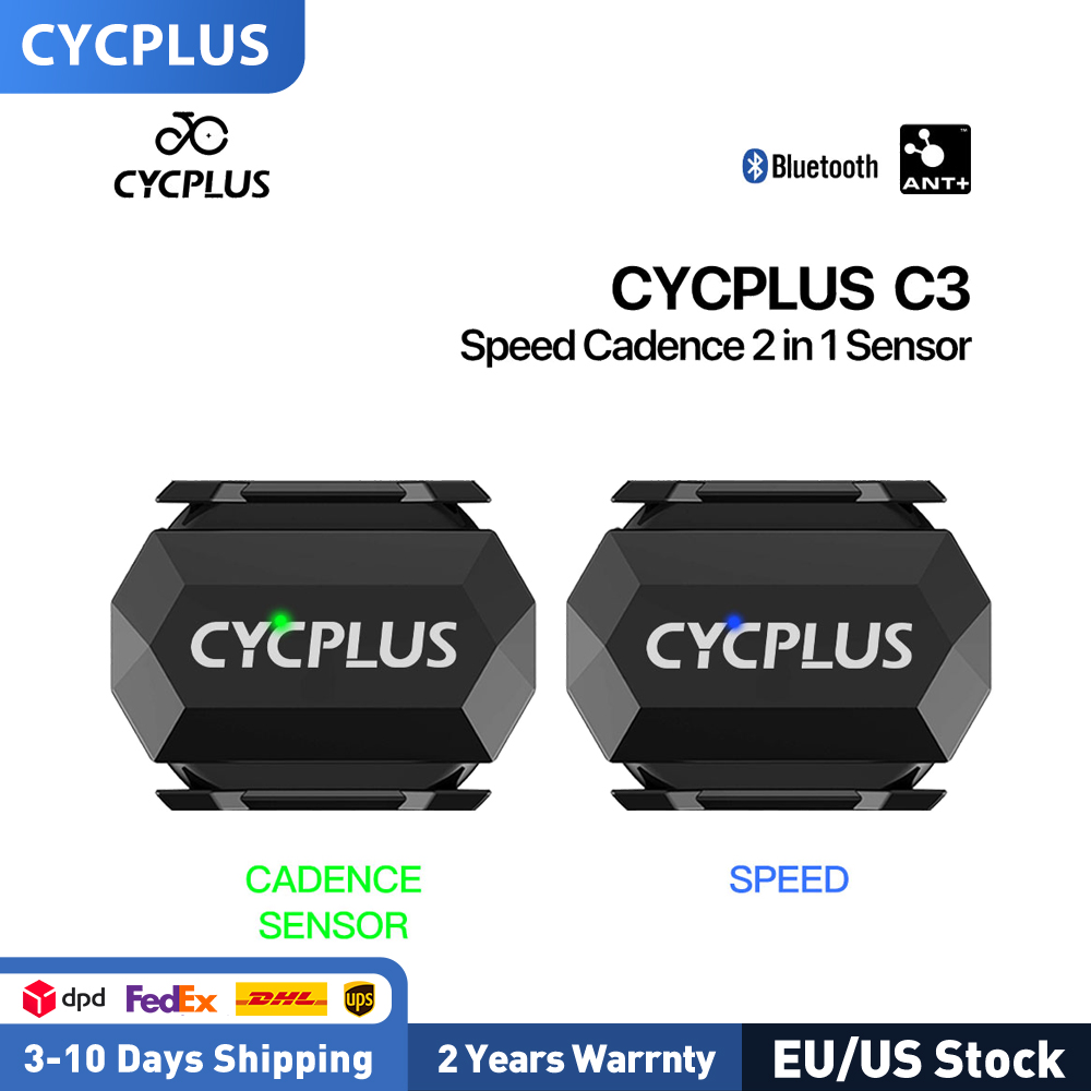 Bike Speedometer - CYCPLUS C3x2 バイクコンピュータスピードメーターケイデンススピードデュアルセンサー防水ワイヤレス GPS サイクリング自転車アクセサリー