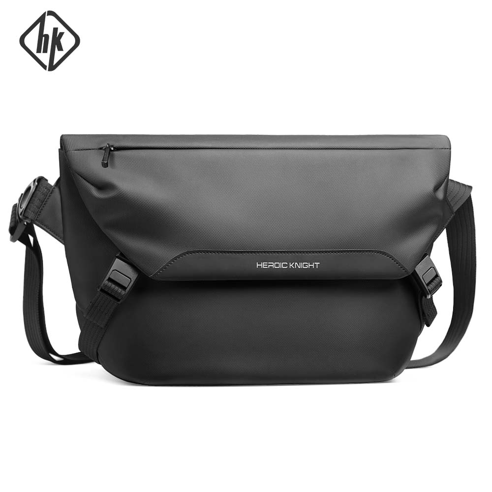 Cycling Gear Bag - Hk-男性用防水メッセンジャーバッグ,クロスオーバーショルダーストラップ,カジュアル,11インチipadファッション,アウトドア,サイクリング用