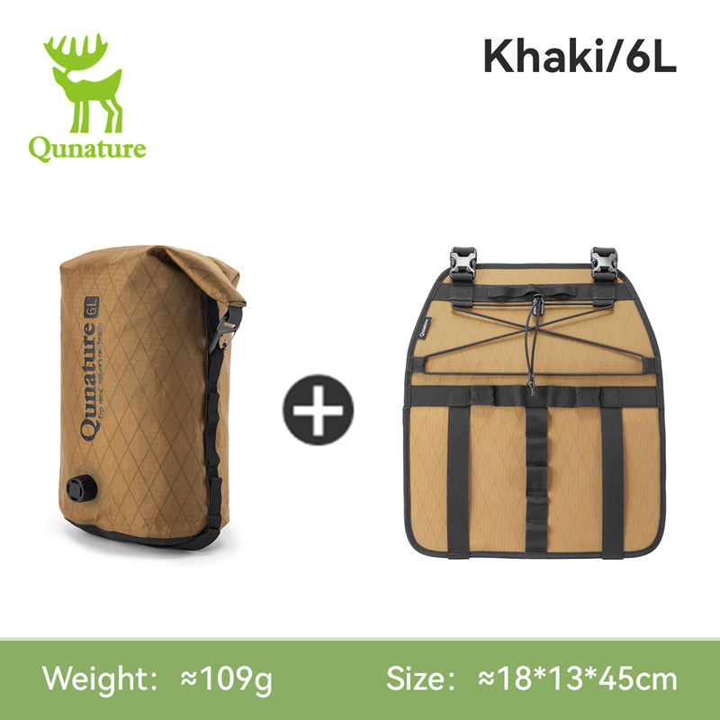 Cycling Gear Bag - Qunature 6/12L バイクパッキングバッグ 完全防水圧縮サック 軽量 全天候型