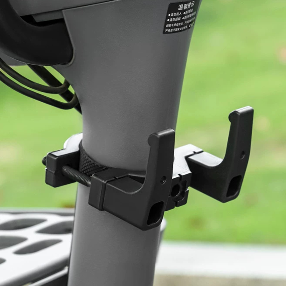 Cycling Gear Bag - フック付きオートバイヘルメットアクセサリー収納バッグハンガーフックホルダー（電動バイク、自転車、スクーター用）