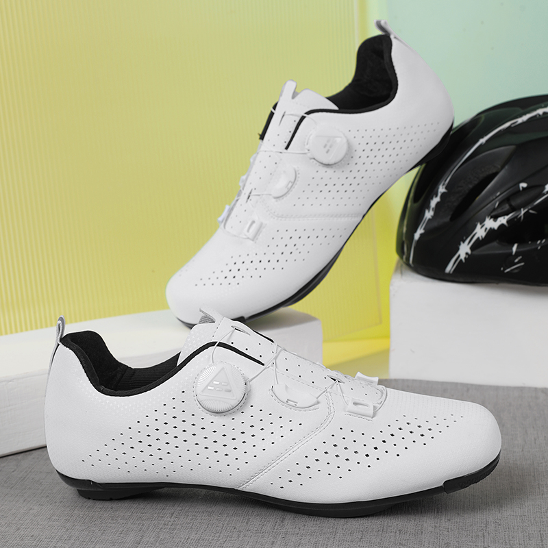 ロード MTB サイクリングシューズ男性女性通気性ハードソー - Clipless Mtb Shoes のレビューと価格