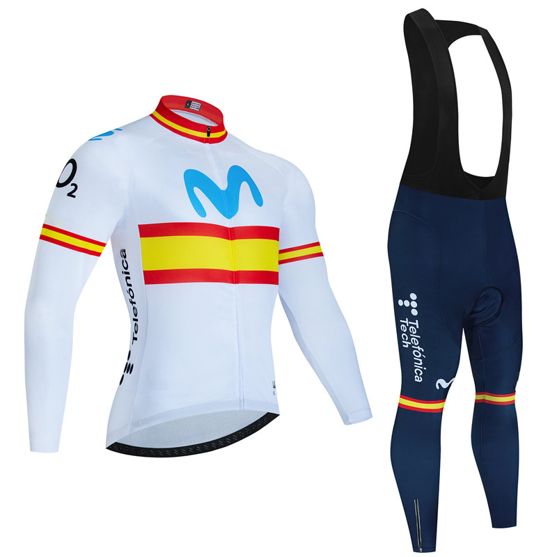 メンズMovistar長袖サイクリングジャージ,サイクリング - Cycling Gear Logo のレビューと価格