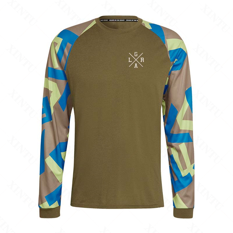 メンズオートバイ Lrga ジャージ MTB BMX マウン - Cycling Jersey のレビューと価格