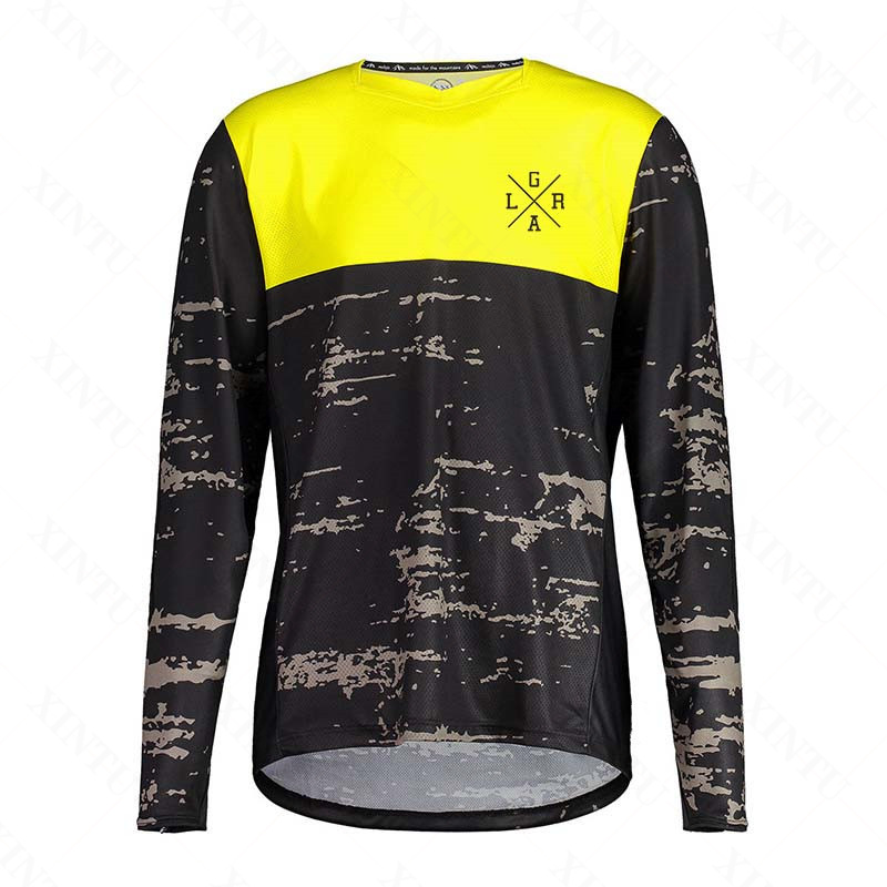 メンズオートバイ Lrga ジャージ MTB BMX マウン - Cycling Jersey のレビューと価格