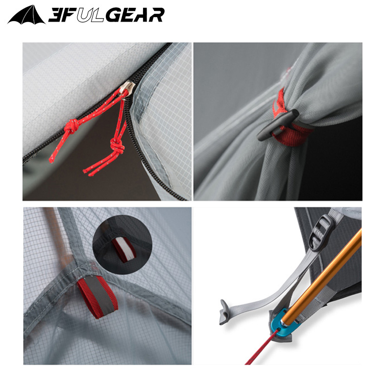 3F UL ギア 1 人キャンプテント超軽量防水屋外旅行テン - Cycling Gear Needed のレビューと価格