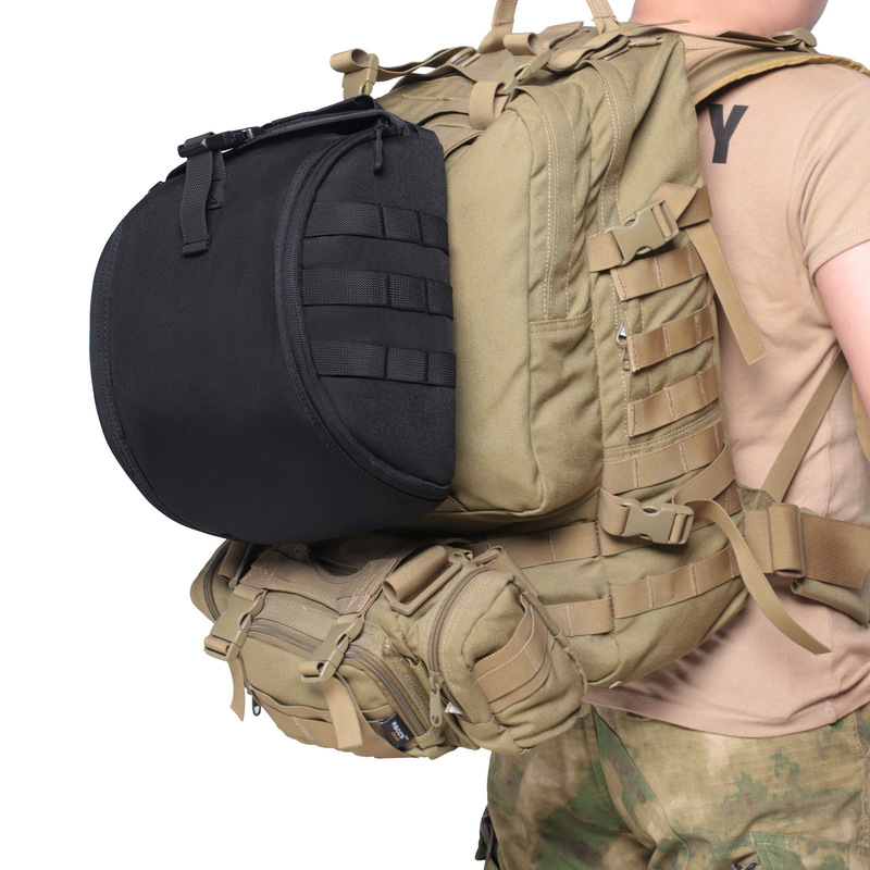 戦術ヘルメット収納バッグ MOLLE アウトドアキャリーパッ - Cycling Gear Bag のレビューと価格