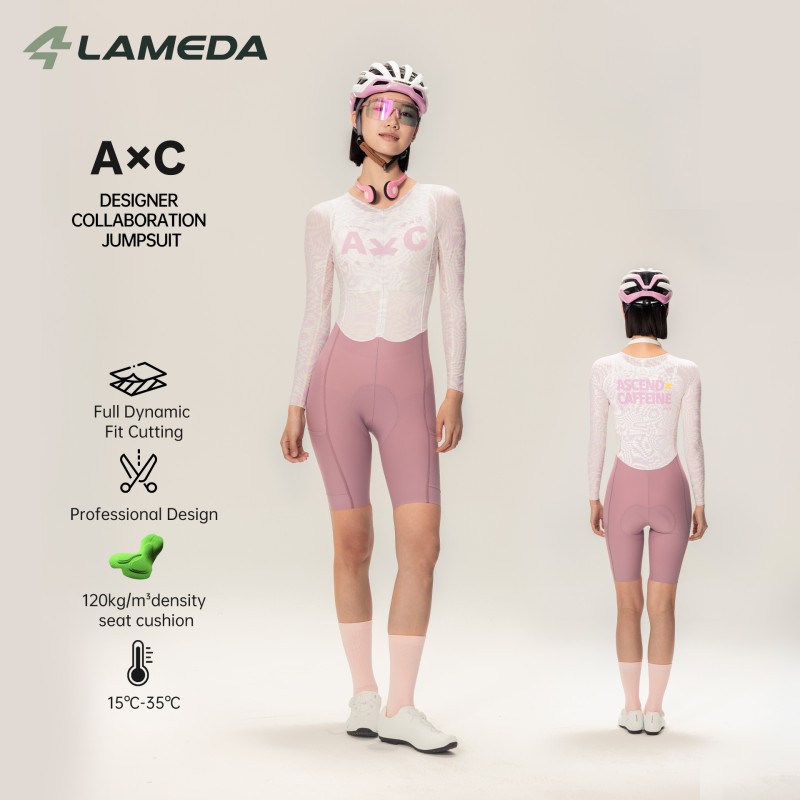 LAMEDA レディース サイクリングジャンプスーツ 長袖シ - Cycling Gear For Sale のレビューと価格