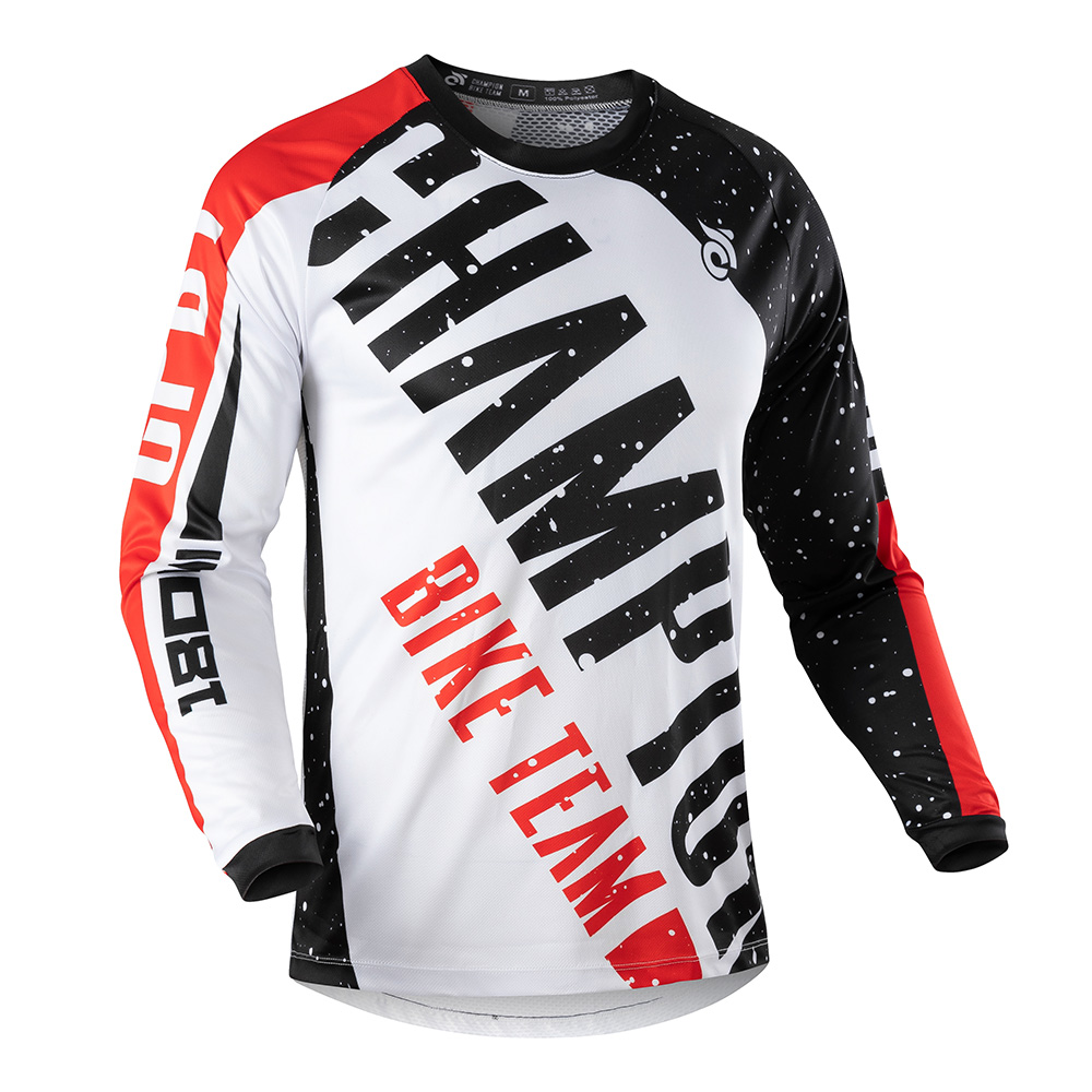 メンズサマー薄手長袖ダウンヒルサイクリングジャージMTB D - Cycling Jersey のレビューと価格
