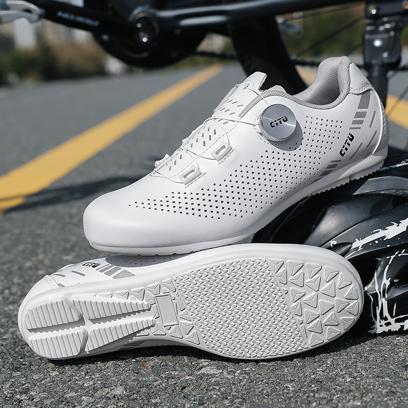 夏用サイクリングシューズ メンズ レディース ロードバイク  - Clipless Mtb Shoes のレビューと価格