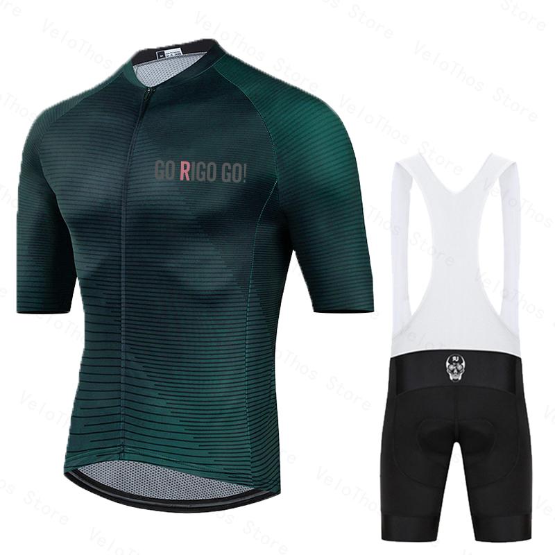 ゴーリゴーゴーサイクリングセット半袖ジャージとビブショーツプ - Cycling Bib Shorts のレビューと価格