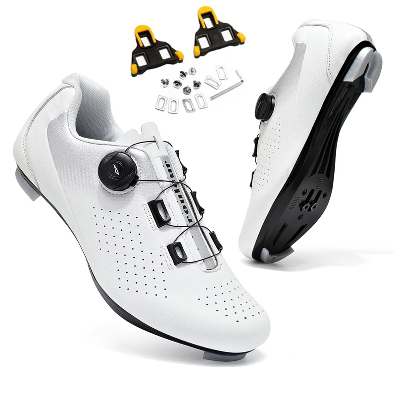 ロードサイクリングシューズ SPD クリップレスバイクシュー - Clipless Mtb Shoes のレビューと価格