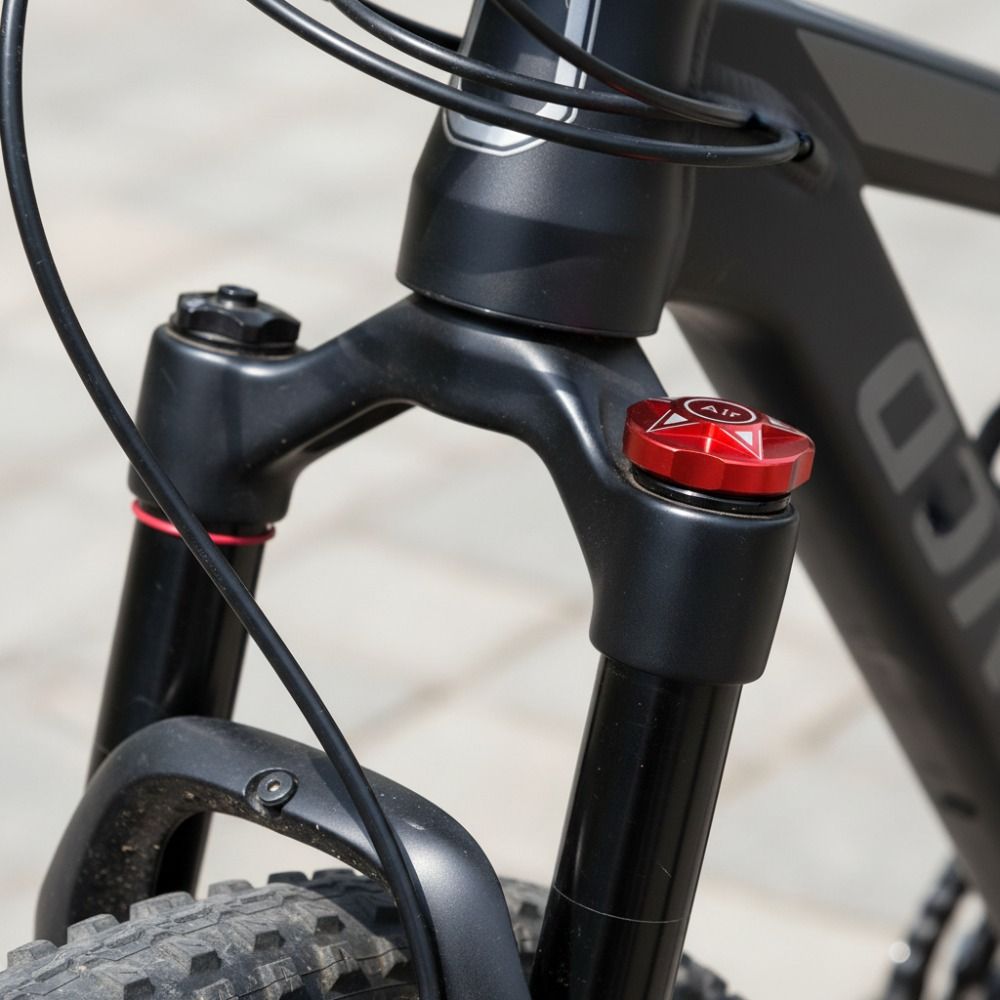 2個入り アルミ合金製 バイクフロントフォークカバー アノダ - Cycling Low Gear のレビューと価格