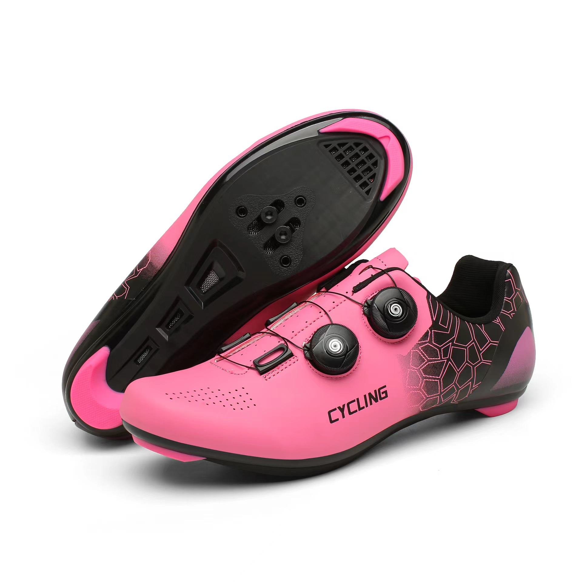 ロード MTB サイクリングシューズ男性女性通気性ハードソー - Clipless Mtb Shoes のレビューと価格