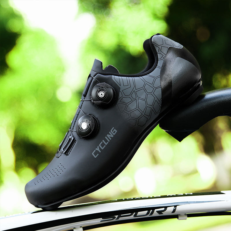 ロード MTB サイクリングシューズ男性女性通気性ハードソー - Clipless Mtb Shoes のレビューと価格