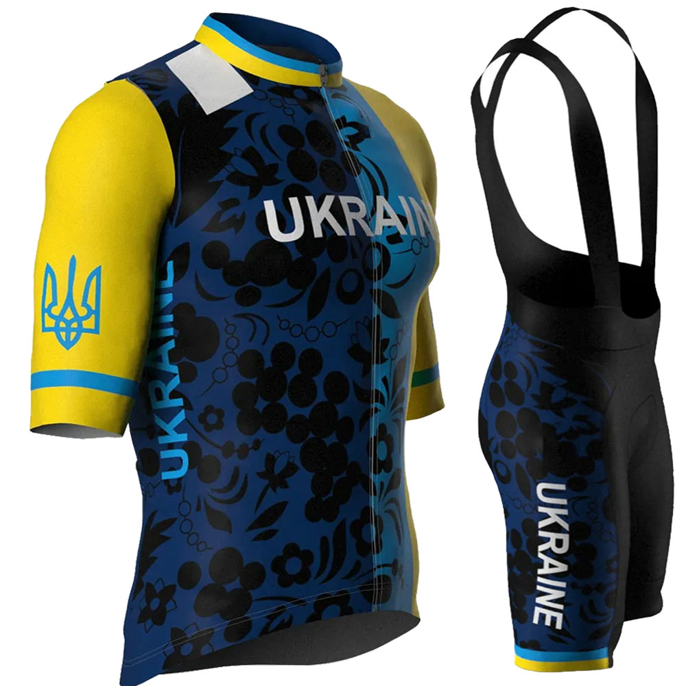 ウクライナ代表チーム 2026 サイクリングジャージセット夏 - Cycling Bib Shorts のレビューと価格