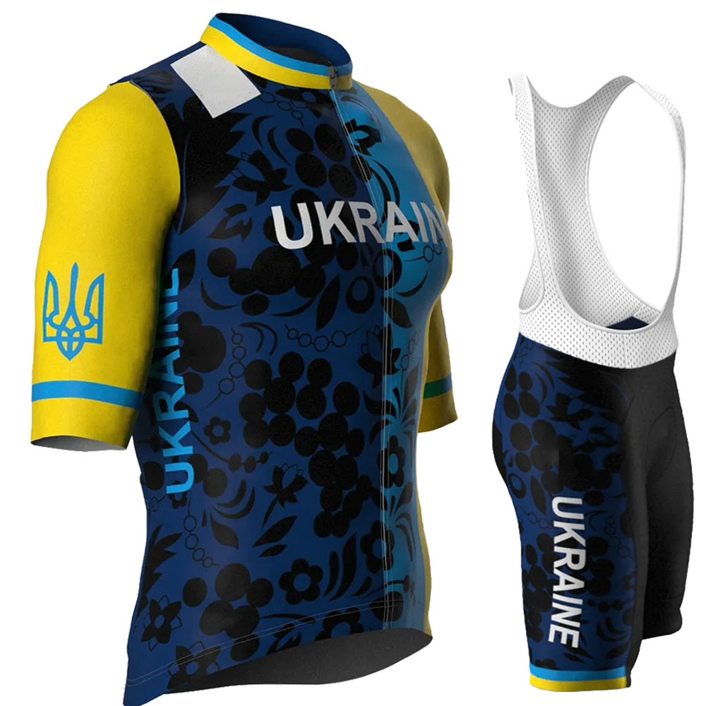 ウクライナ代表チーム 2026 サイクリングジャージセット夏 - Cycling Bib Shorts のレビューと価格