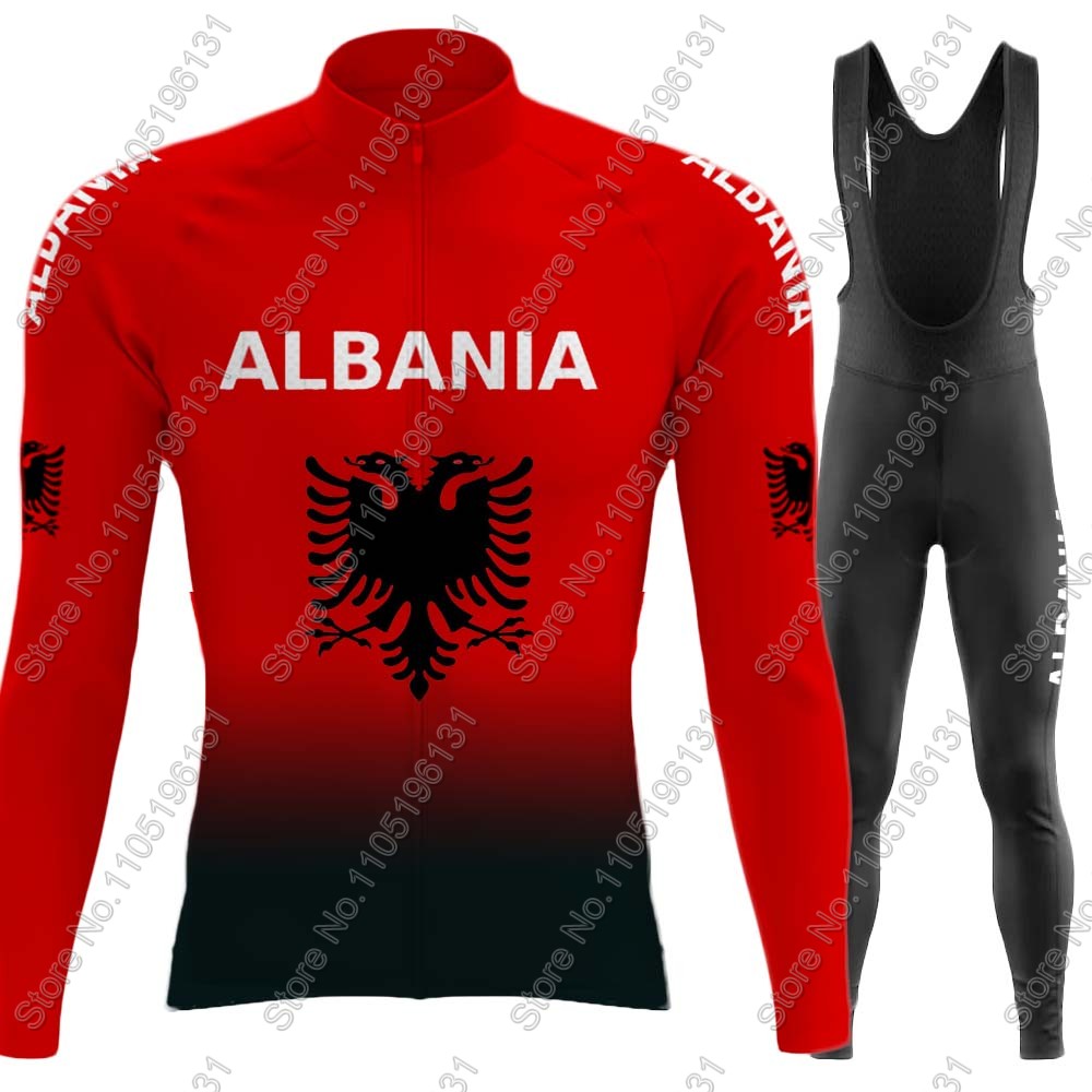 アルバニア代表チーム 2026 サイクリングジャージセット  - Cycling Gear Logo のレビューと価格