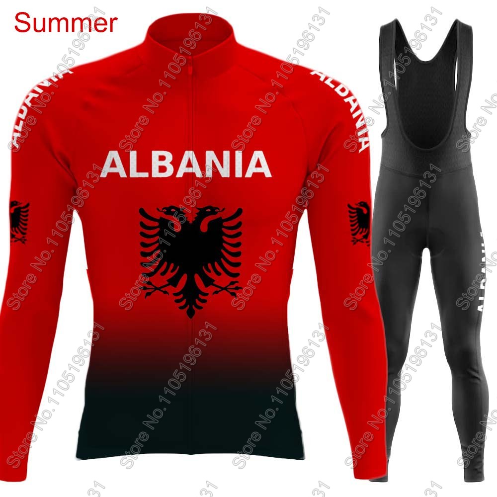 アルバニア代表チーム 2026 サイクリングジャージセット  - Cycling Gear Logo のレビューと価格