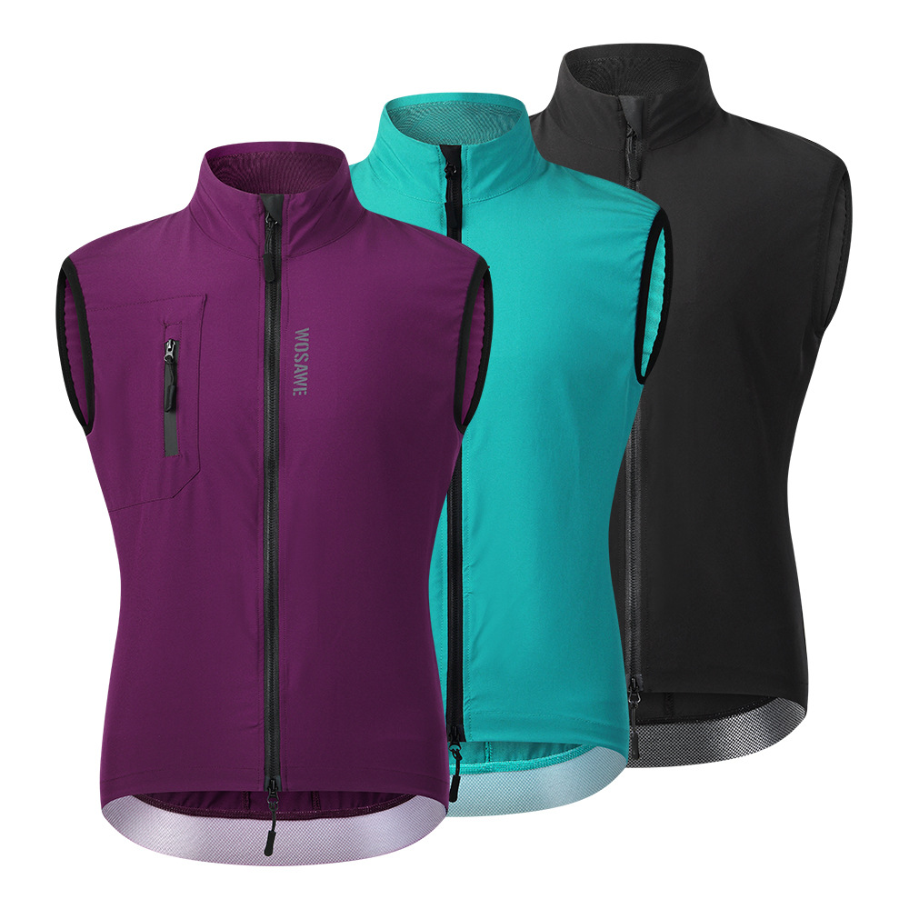 WOSAWE メンズ サイクリングベスト。防風・通気性に優れ - Cycling Jersey のレビューと価格