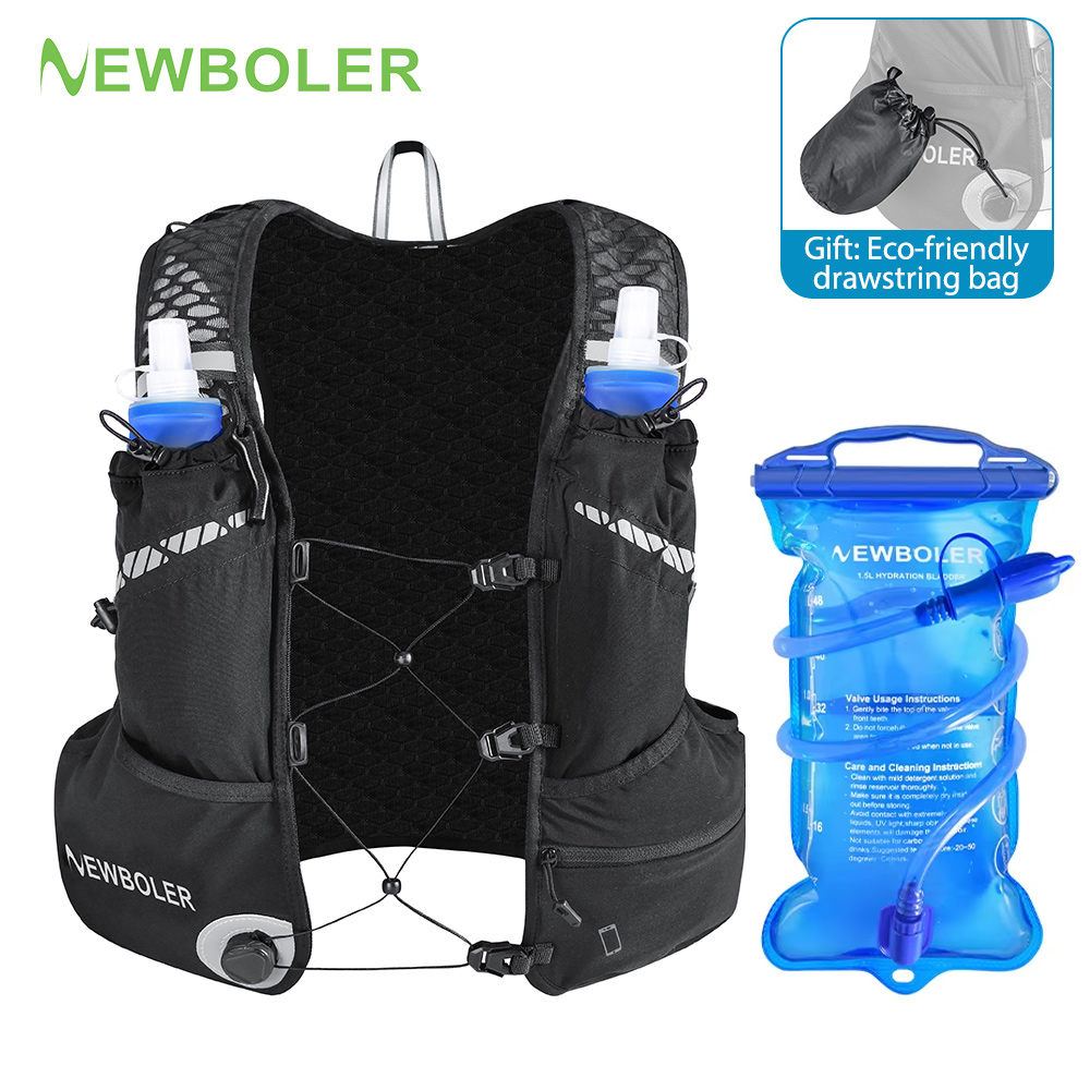 8L通気性ハイドレーションベストパック トレイルランニング  - Cycling Gear Bag のレビューと価格